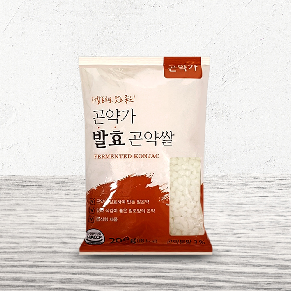 저칼로리 발효 곤약쌀 200g 10팩