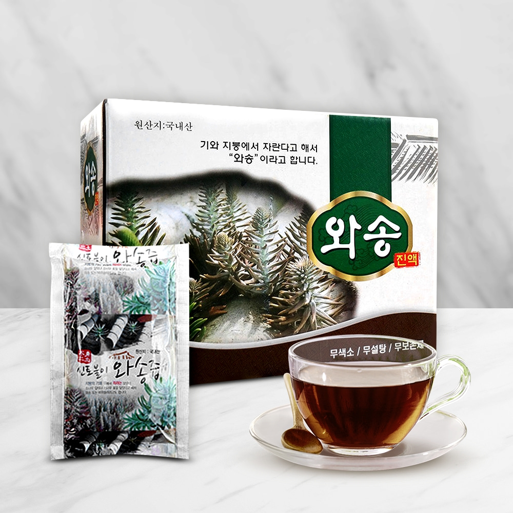 와송 즙 건강 생 농축 엑기스 진액 선물세트 정성듬뿍 1박스X60포 답례품
