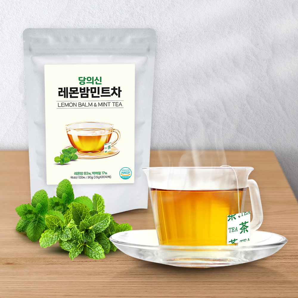 [1+1이벤트] 당의신차 심신안정에 좋은 레몬밤민트차 20개입