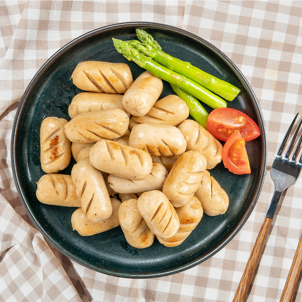 베지푸드 비건 채식 저당 반찬 (비엔나/스테이크/두개장/오뎅탕/양념강정/너겟/콩불고기/동그랑땡)