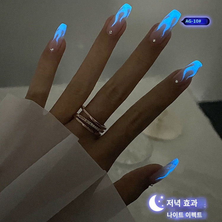AS젤 ALG 흰색 화이트 야광젤네일 10종