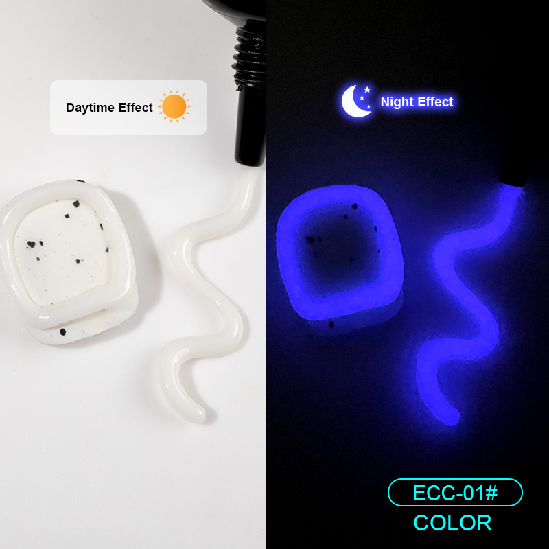ECC 9종 AS 5D 캔디 야광 카빙젤 3D 엠보젤 튜브젤 글리터젤 10g 9종 짜요 시럽젤