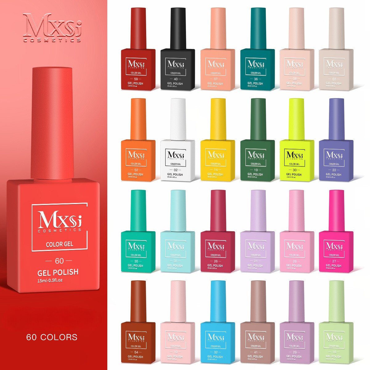 AS젤 Mxsi 컬러젤 60종 15ml