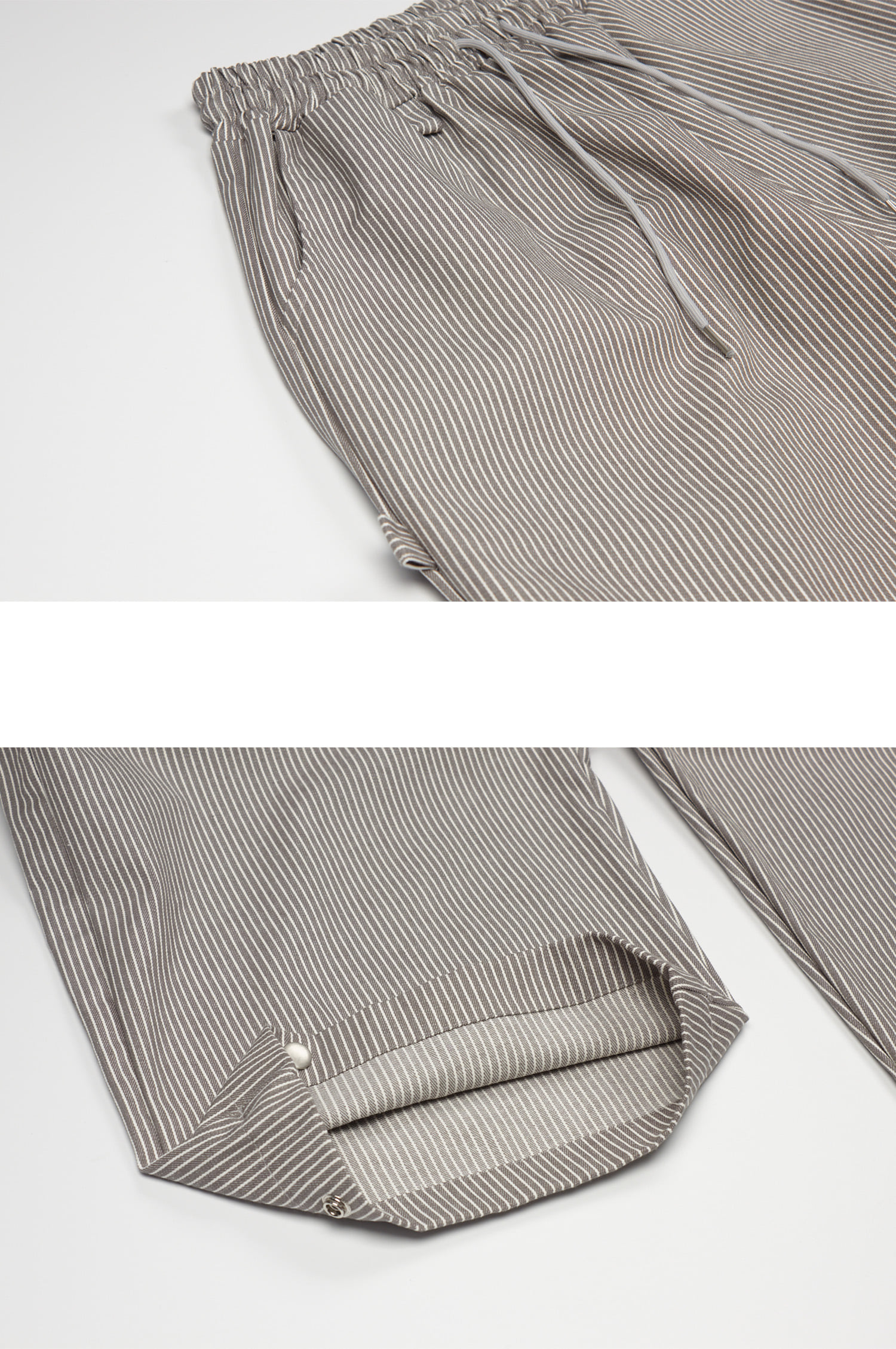 MAY STRIPE BERMUDA PANTS - 런츠