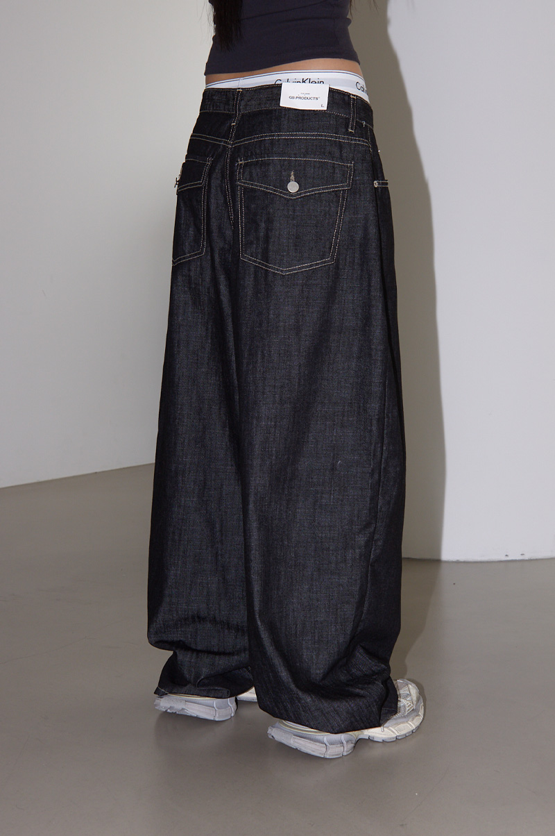 KNO-BETTA] 998 5 Pockets Denim Jet Black (30～42インチ
