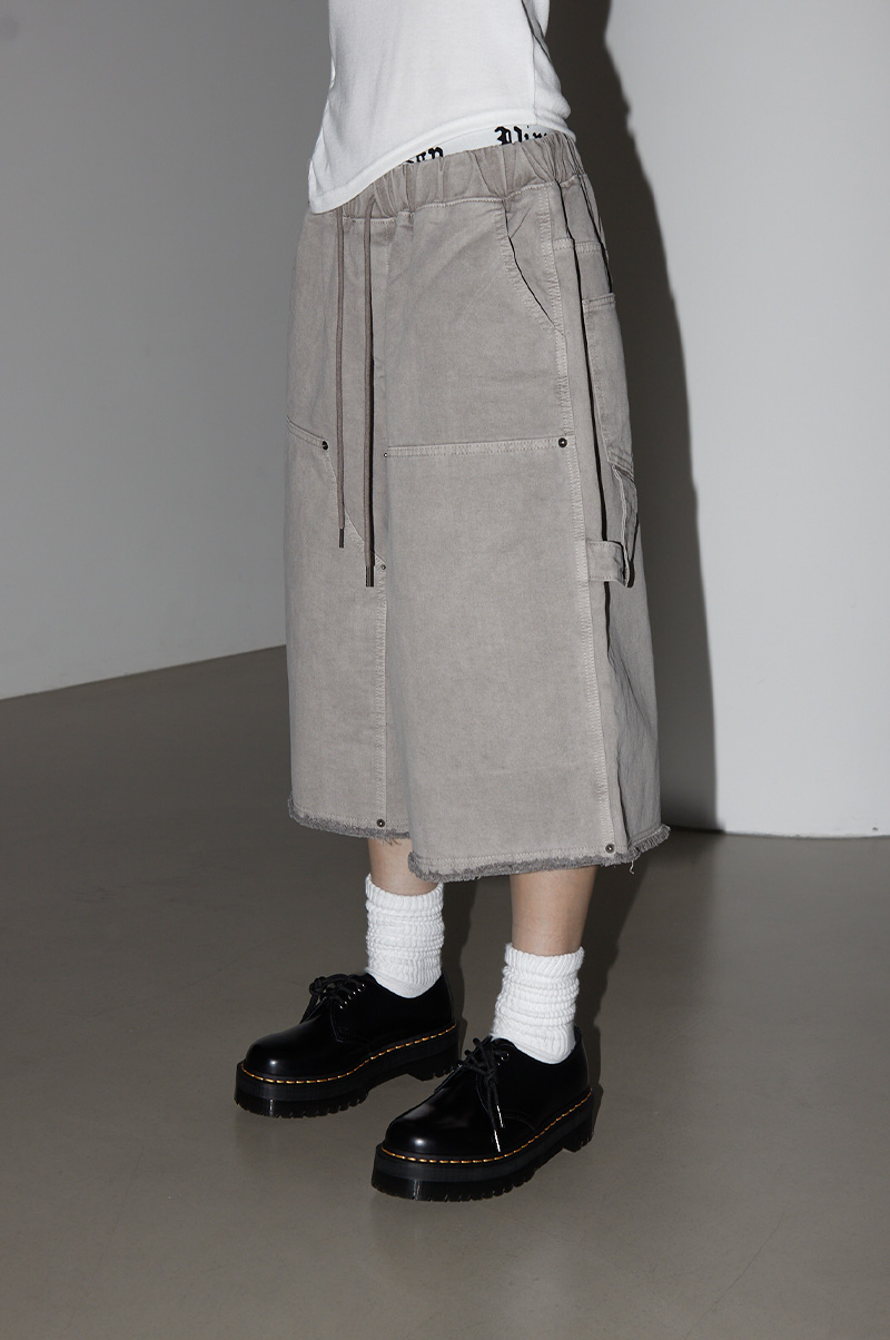 【SATIIIZ】Enard Pigment Bermuda Pants SATIIIZ】Enard Pigment Bermuda Pants (SATiiiZ/パンツ