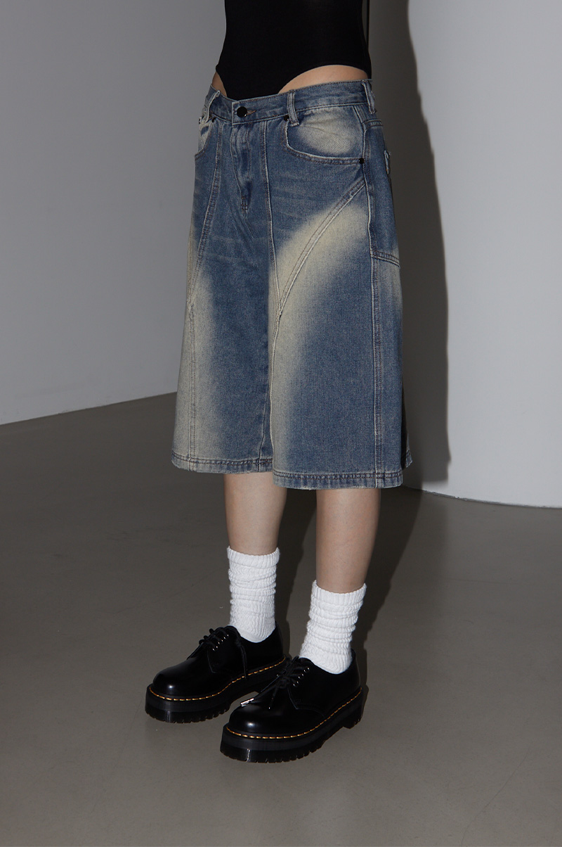 ♡プランクプロジェクト♡レザーショートパンツ　24aw 38 ブラック 羊革　黒 羊革 本革 レザーパンツ レディース スキニー 革パン バイク