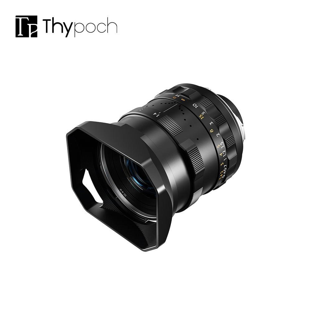 타이포크 Thypoch Simera 28mm F1.4 ASPH.(M 마운트) 블랙 초승달 모양 탭