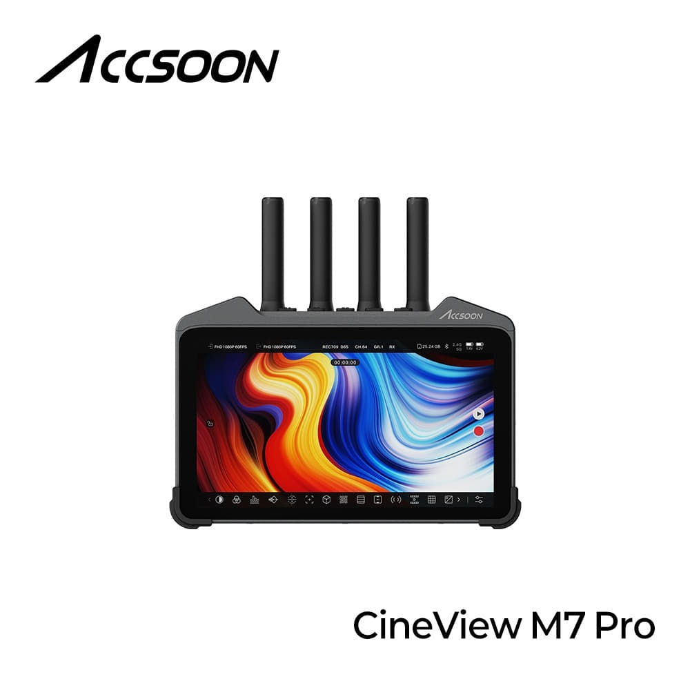 Accsoon 악순 CineView M7 Pro 7인치 프로용 올인원 무선 모니터