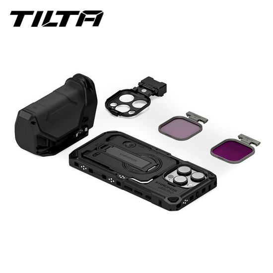 TILTA Khronos T-serie Lensadapter Voor IPhone 16 Pro / Pro Max – Spacegrijs, Past Perfect Op De Khronos-hoes
