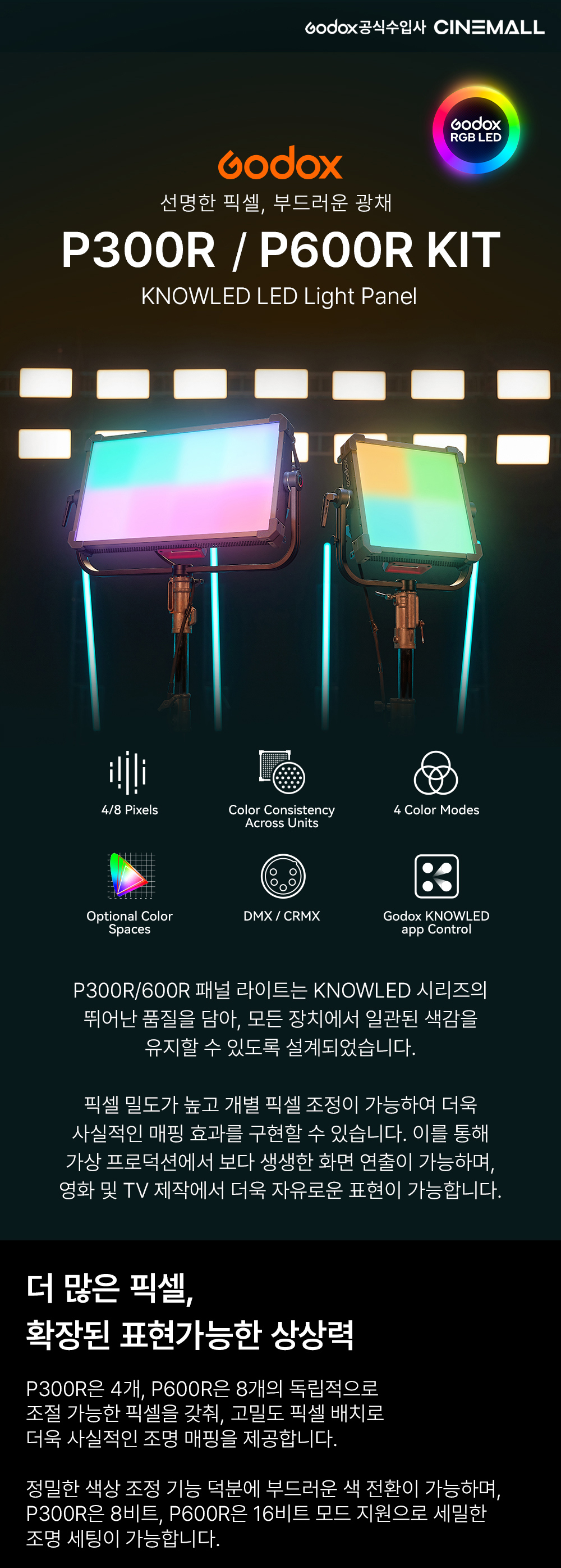 고독스 Godox P300R Kit 라이트 패널 키트