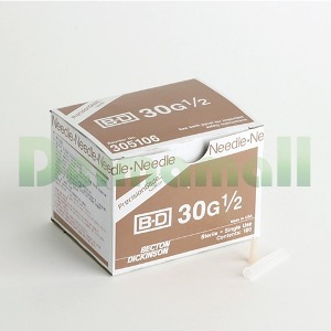 [BD]일회용주사침(Disposable Needle) 30G 13mm (1/2인치) 상세이미지 1