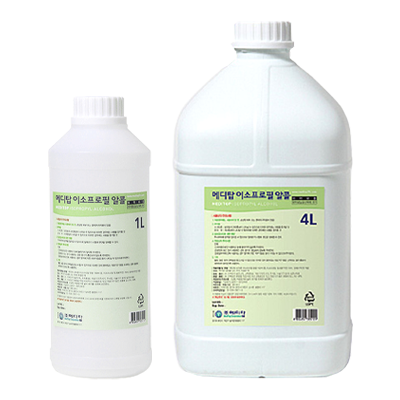 [메디탑]소독용 이소프로필알콜(IPA) 70%, 1L/4L 상세이미지 1