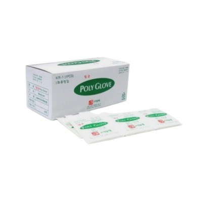 [고려양행]멸균폴리글러브 (Sterile Poly Glove) M, 1매포장 상세이미지 1