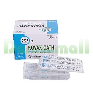 [한국백신]정맥카테타 (IV Angio Plus Catheter) 22G (1인치)