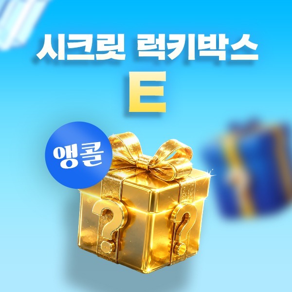 시크릿 럭키박스 E조 상품 이미지