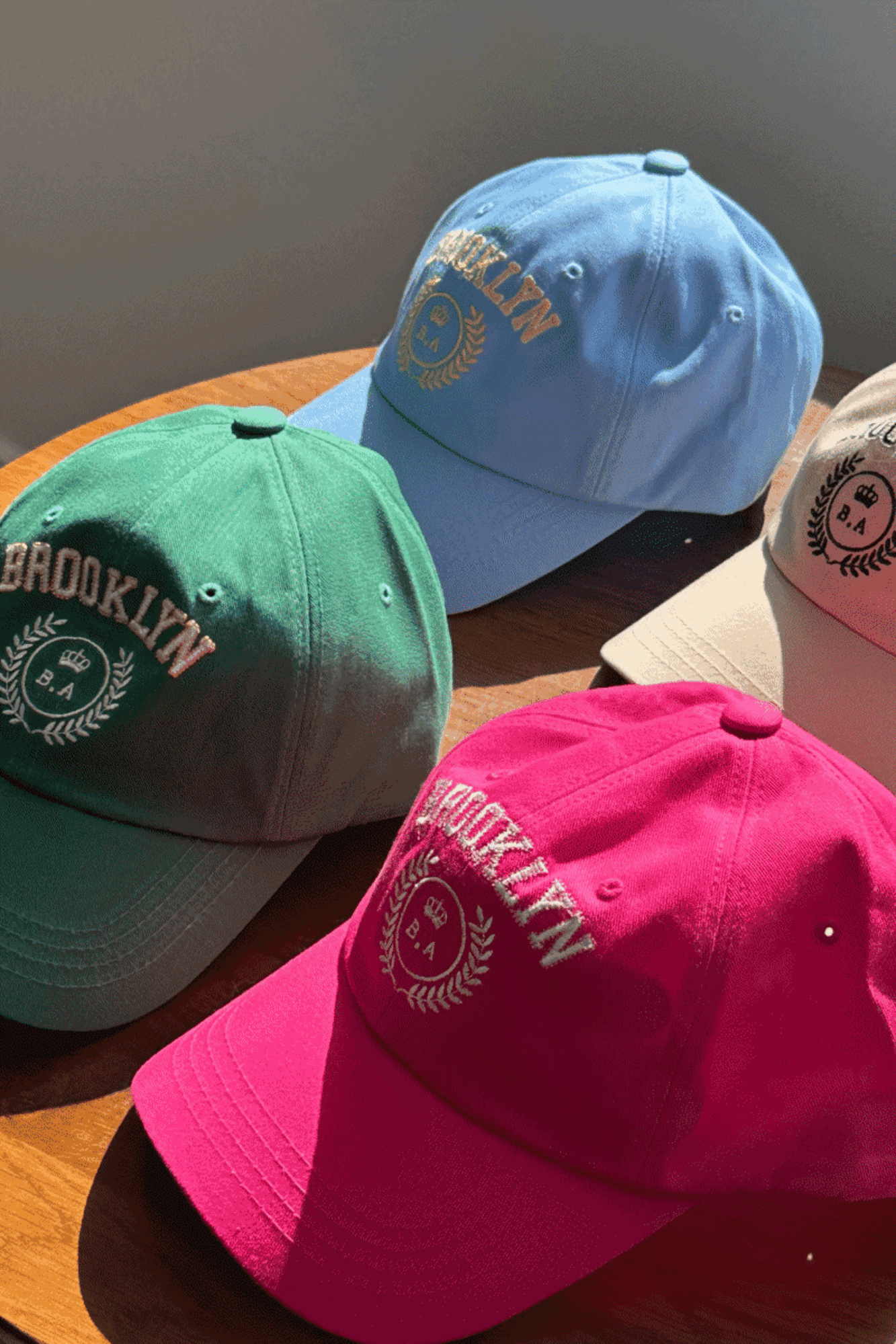 브루클린 캡모자 볼캡 모자 캡 야구모자 (4colors)
