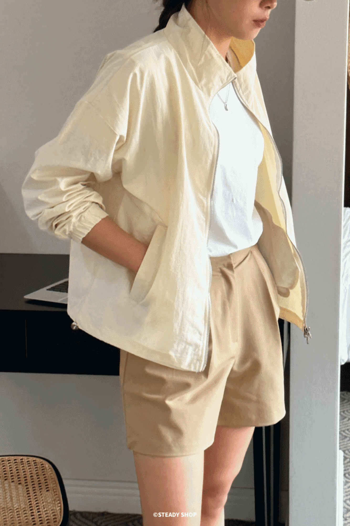 호나 아노락 바람막이 여름 바람막이 크롭 바람막이 숏점퍼 크롭점퍼 봄점퍼 점퍼 (3colors)
