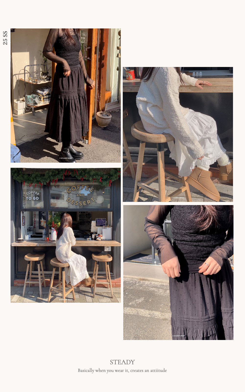 [당일출고/봄스커트🌸] 앤스 캉캉 프릴 롱스커트 스커트 빅사이즈 (2colors) 상세 이미지 2