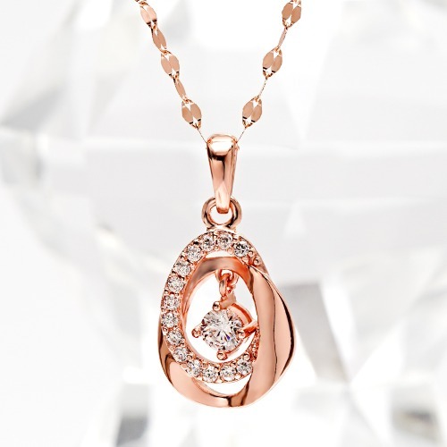 Juri.ette ネックレス 18K 스와로브스키 크리스탈 비앙카 Juri.ette ネックレス 18K 스와로브스키 크리스탈 비앙카