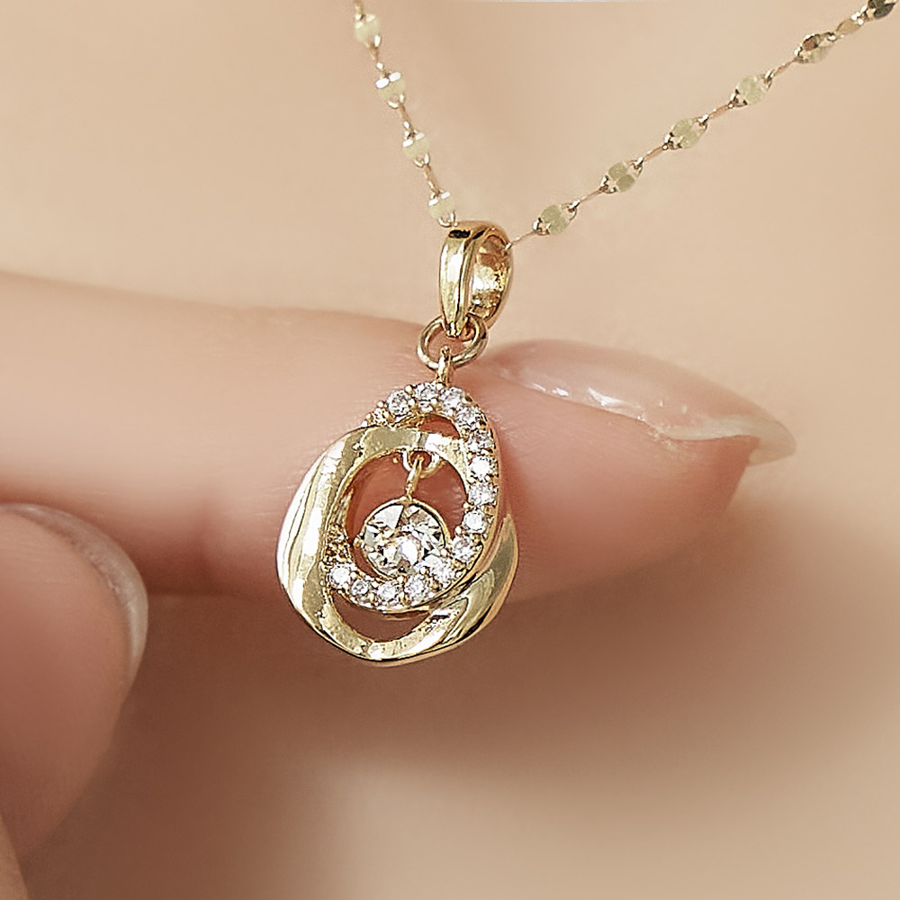 Juri.ette ネックレス 18K 스와로브스키 크리스탈 비앙카 Juri.ette ネックレス 18K 스와로브스키 크리스탈 비앙카