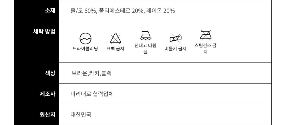 (하이퀄리티)피어 울 롱 코트 상세 이미지 70