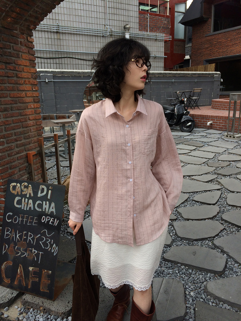 치마 모델 착용 이미지-S2L18