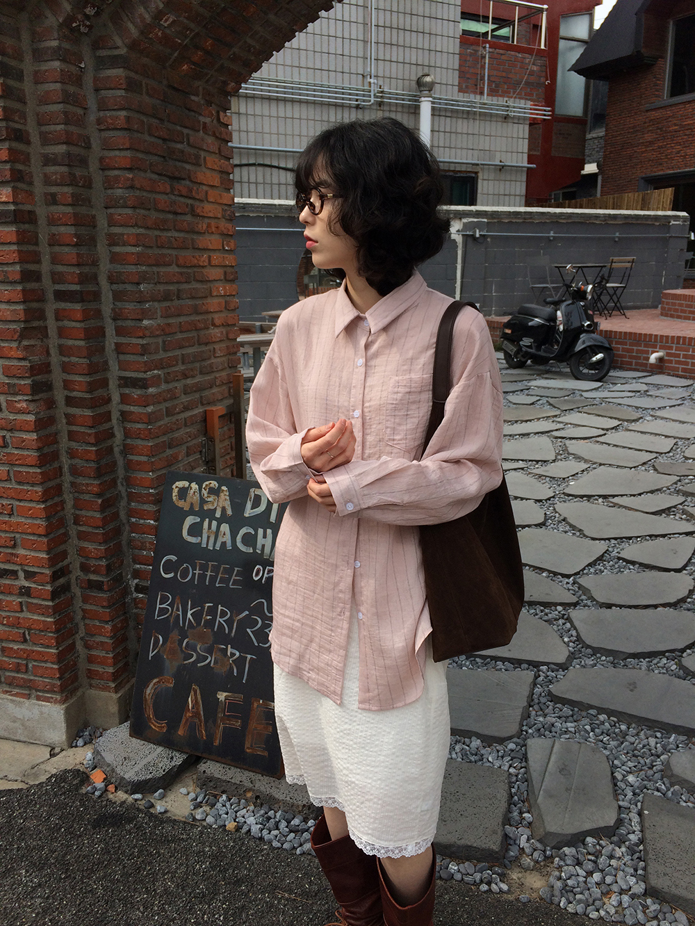 치마 모델 착용 이미지-S2L11