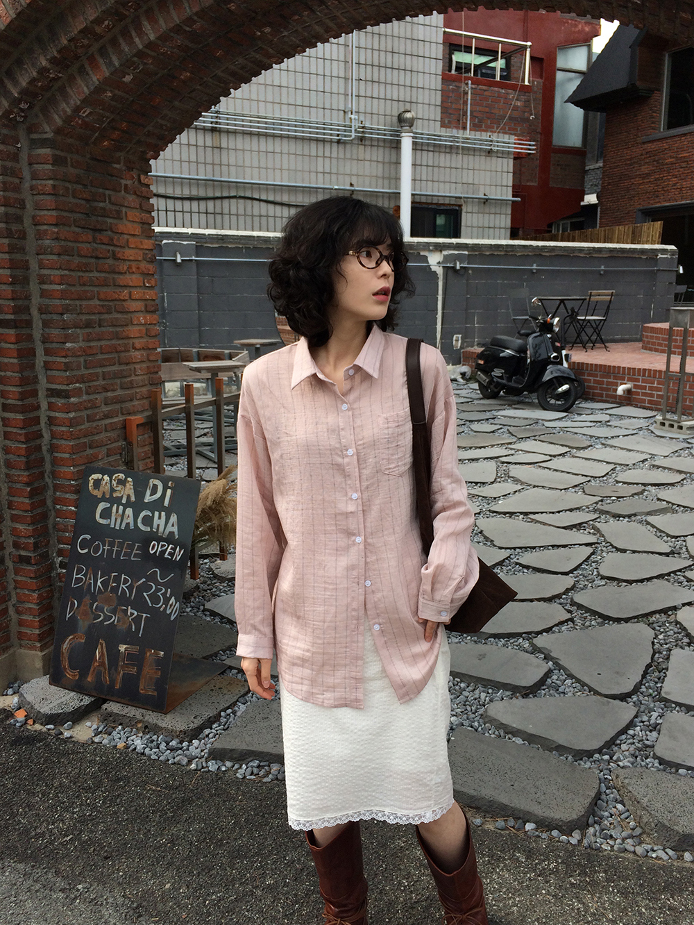 치마 모델 착용 이미지-S2L16