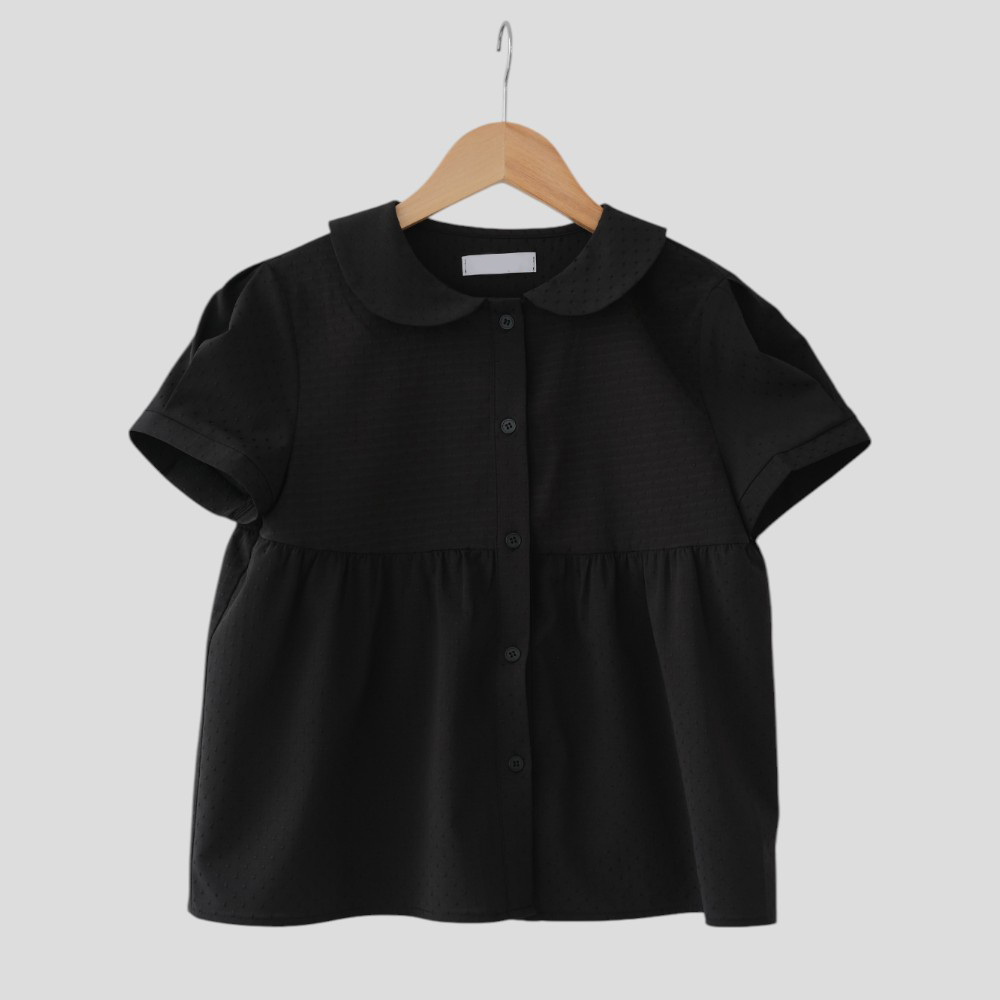 블라우스 차콜 색상 이미지-S1L63