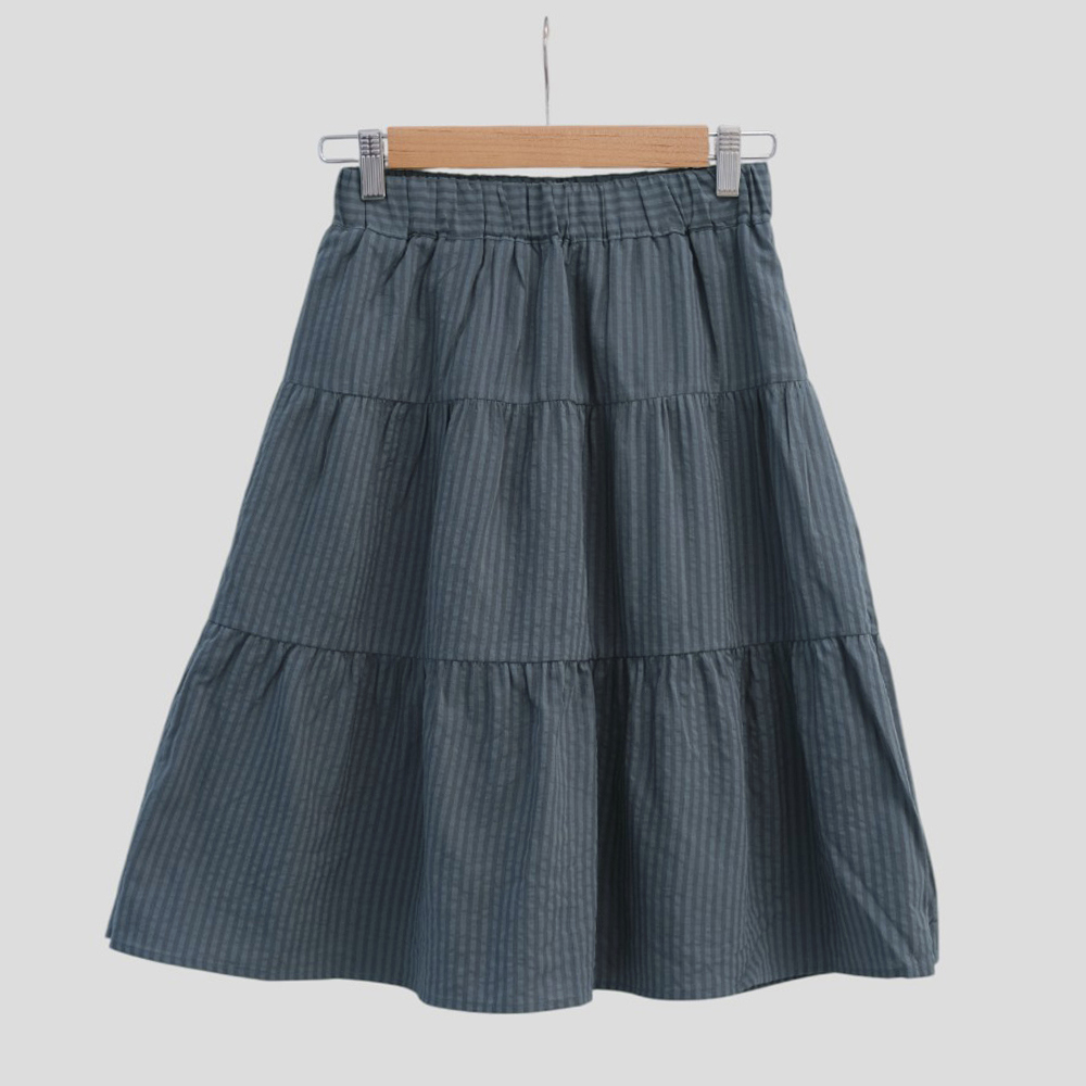 미니 스커트 차콜 색상 이미지-S1L38