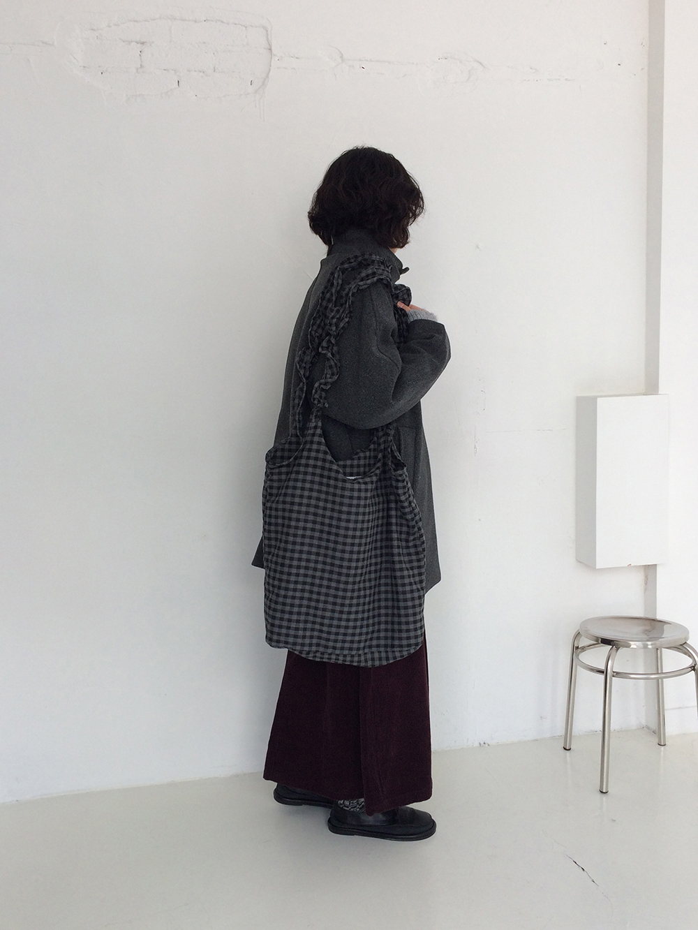 코트 모델 착용 이미지-S1L41