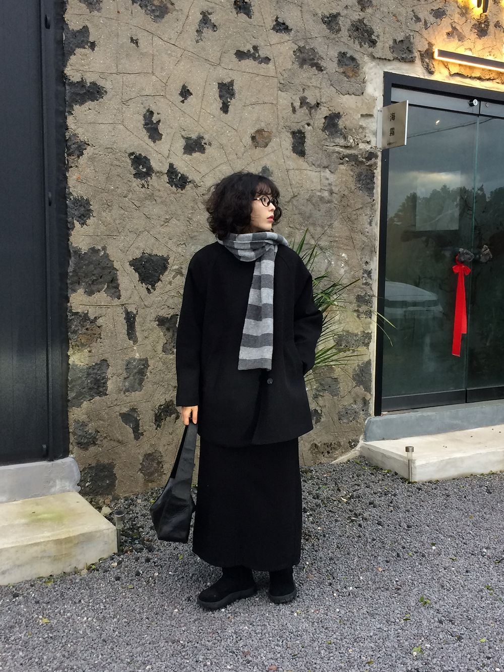 코트 모델 착용 이미지-S1L20