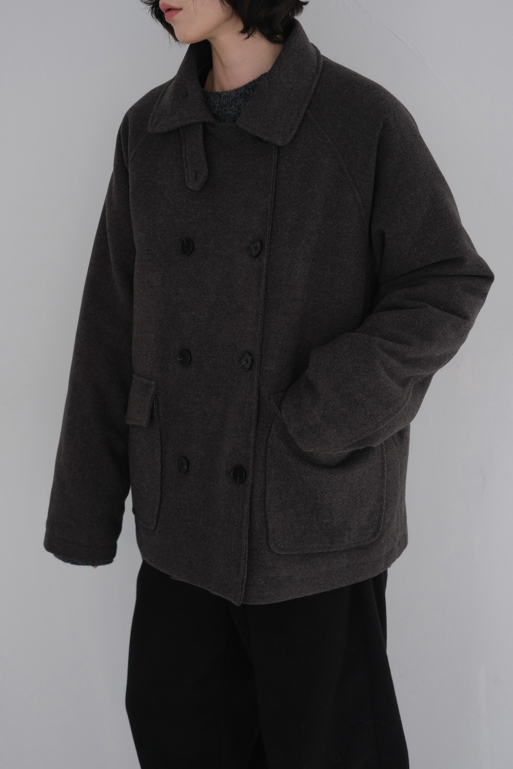 코트 모델 착용 이미지-S1L75