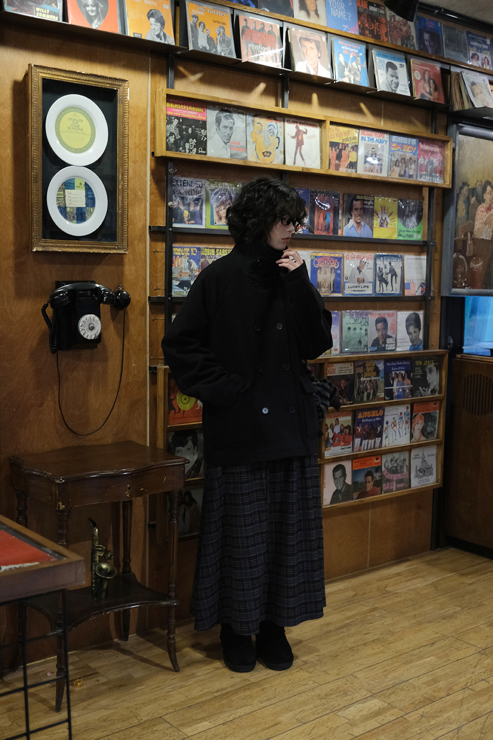 코트 모델 착용 이미지-S1L25