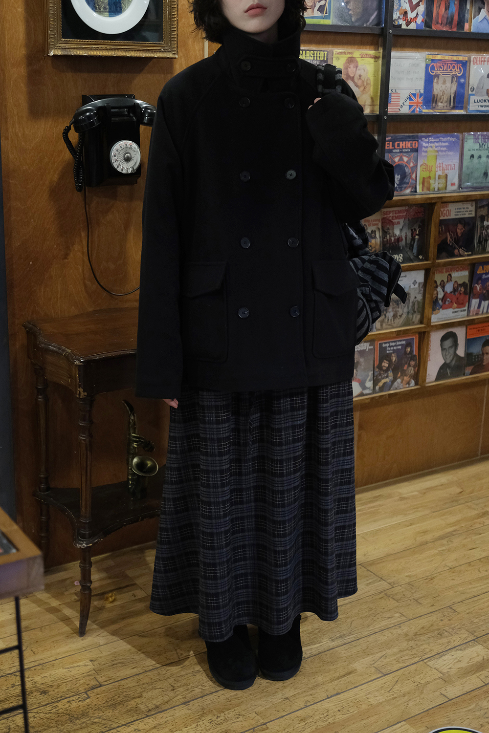 코트 모델 착용 이미지-S1L38