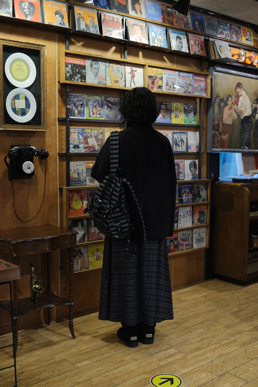 코트 모델 착용 이미지-S1L45