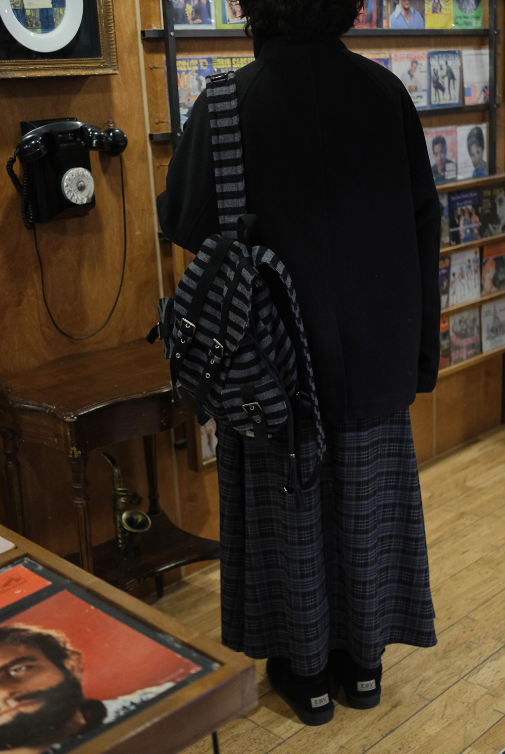 코트 모델 착용 이미지-S1L41