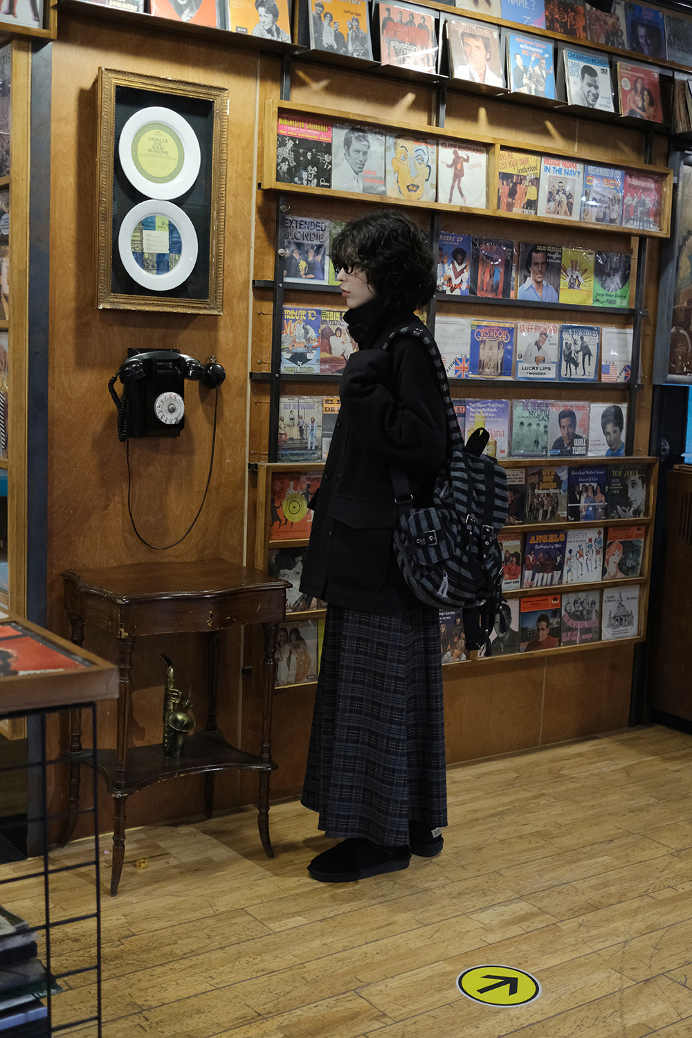 코트 모델 착용 이미지-S1L43