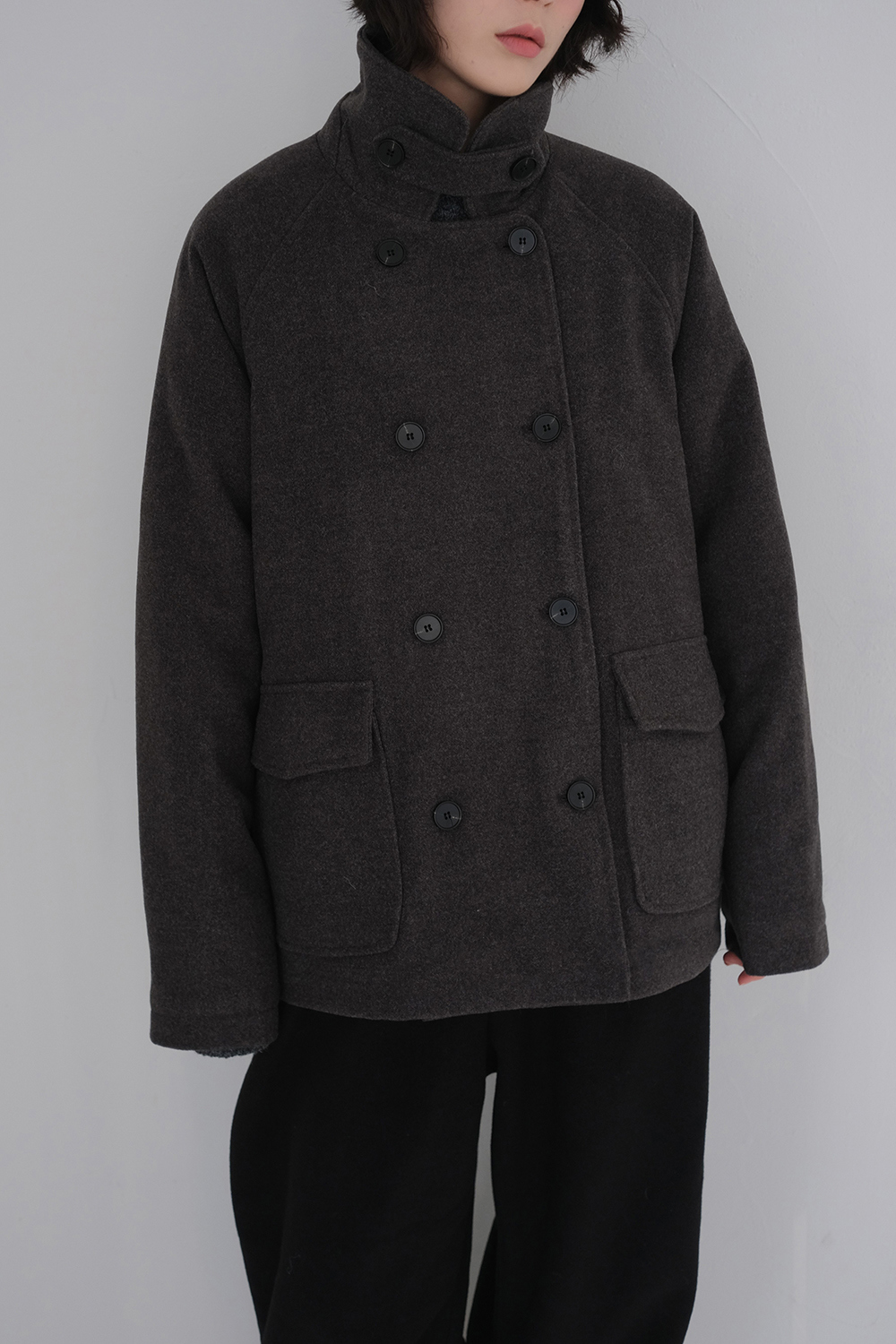 코트 모델 착용 이미지-S1L78