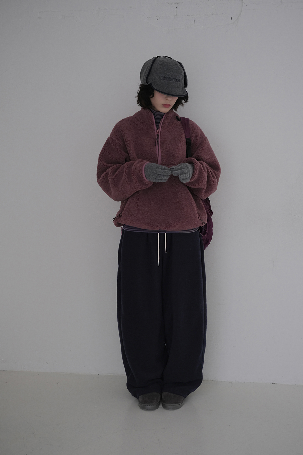 긴팔 티셔츠 모델 착용 이미지-S1L31