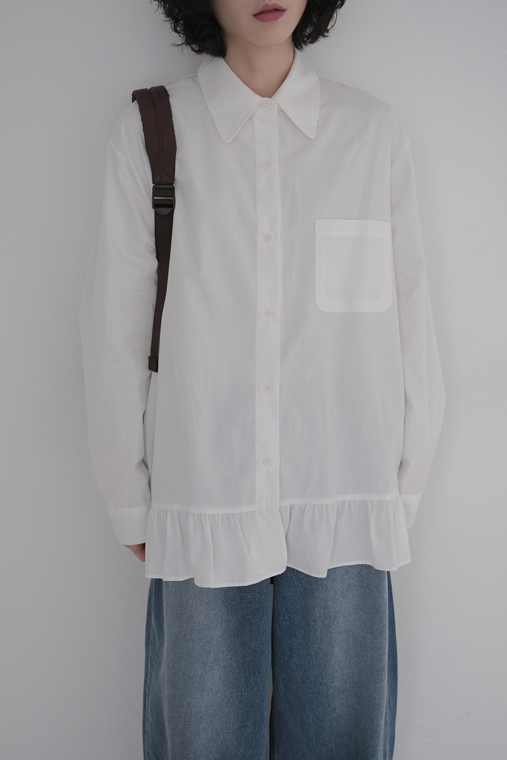 블라우스 모델 착용 이미지-S1L31