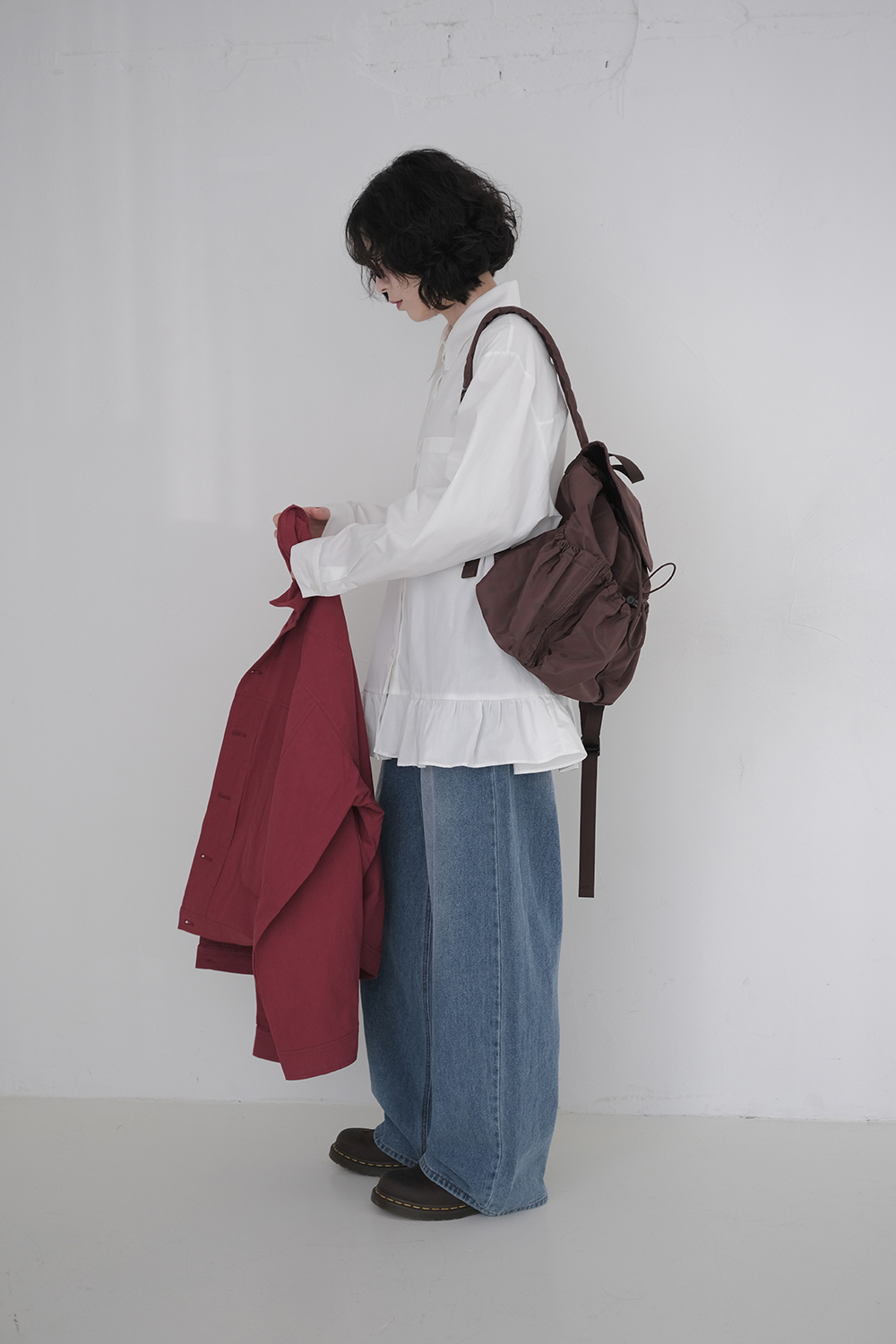 블라우스 모델 착용 이미지-S1L47