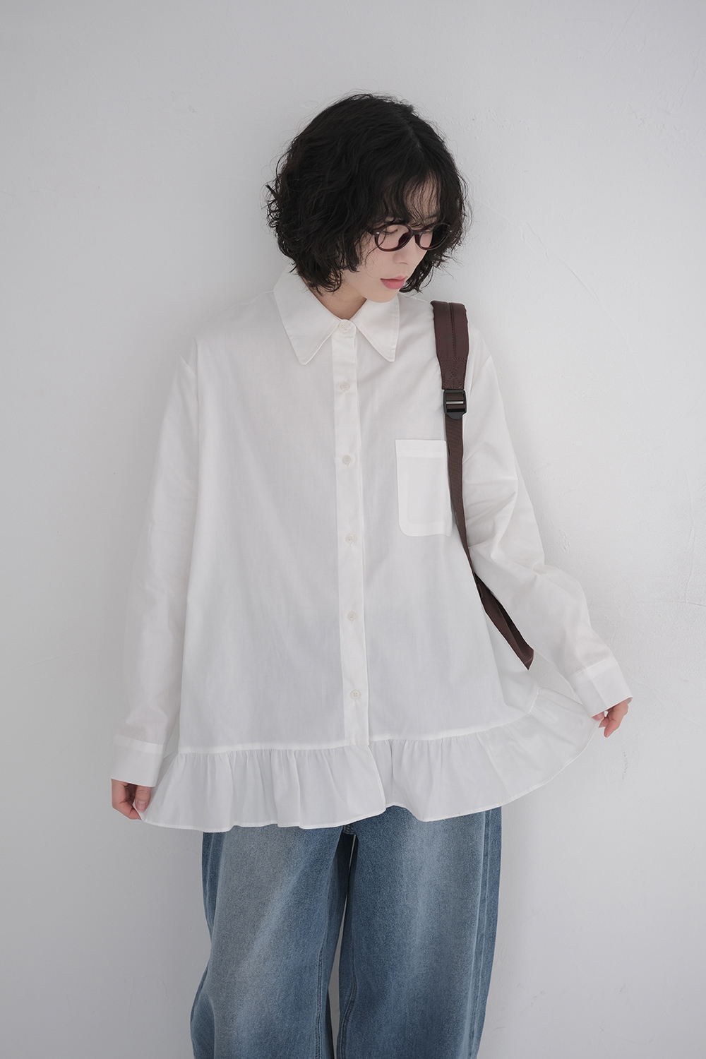 블라우스 모델 착용 이미지-S1L29