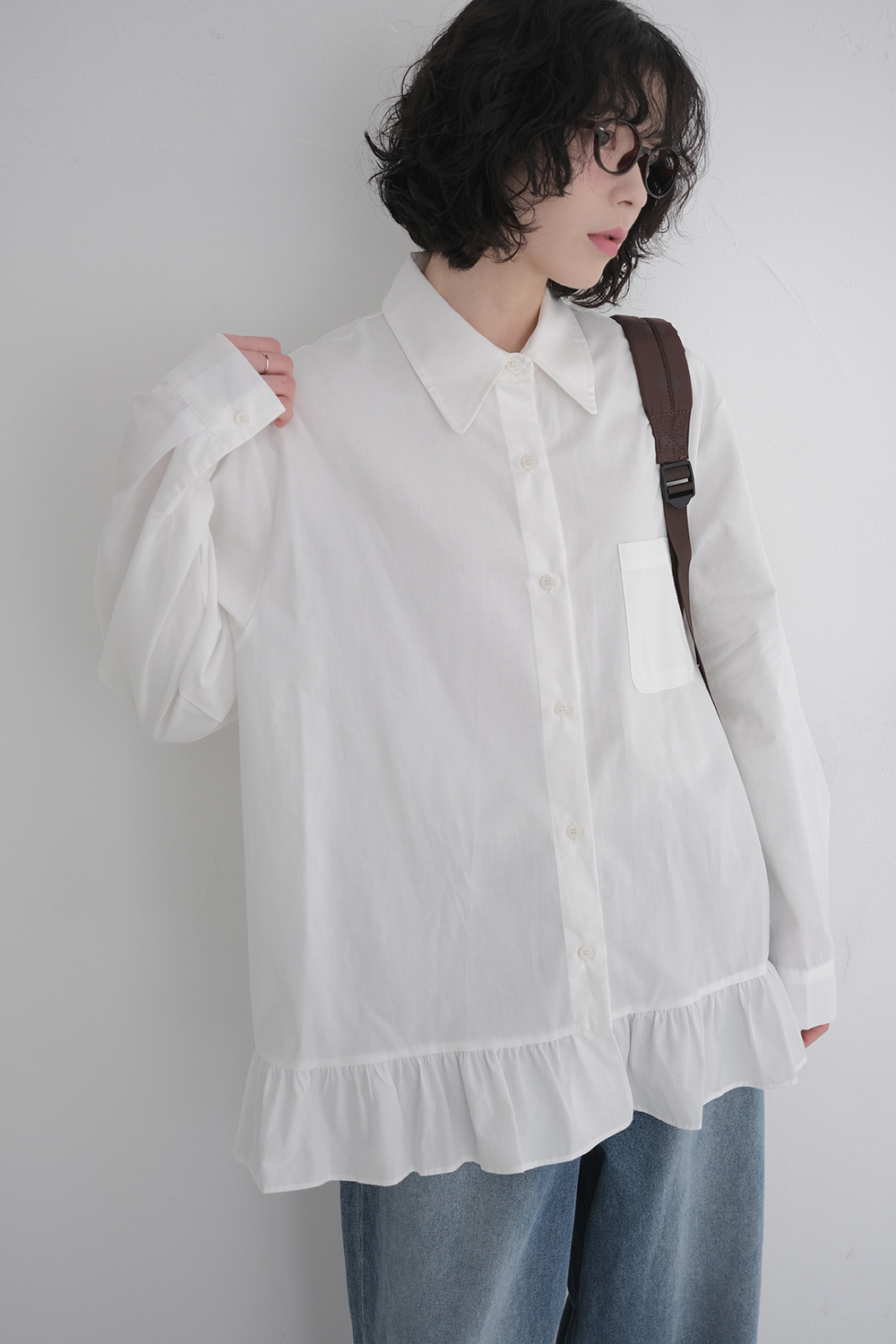 블라우스 모델 착용 이미지-S1L28