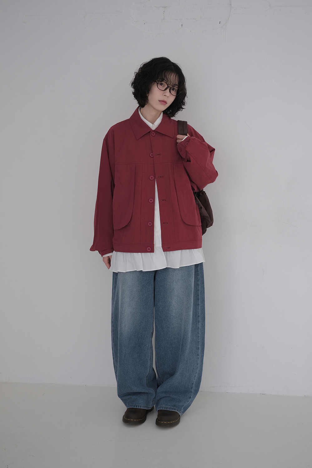 블라우스 모델 착용 이미지-S1L39