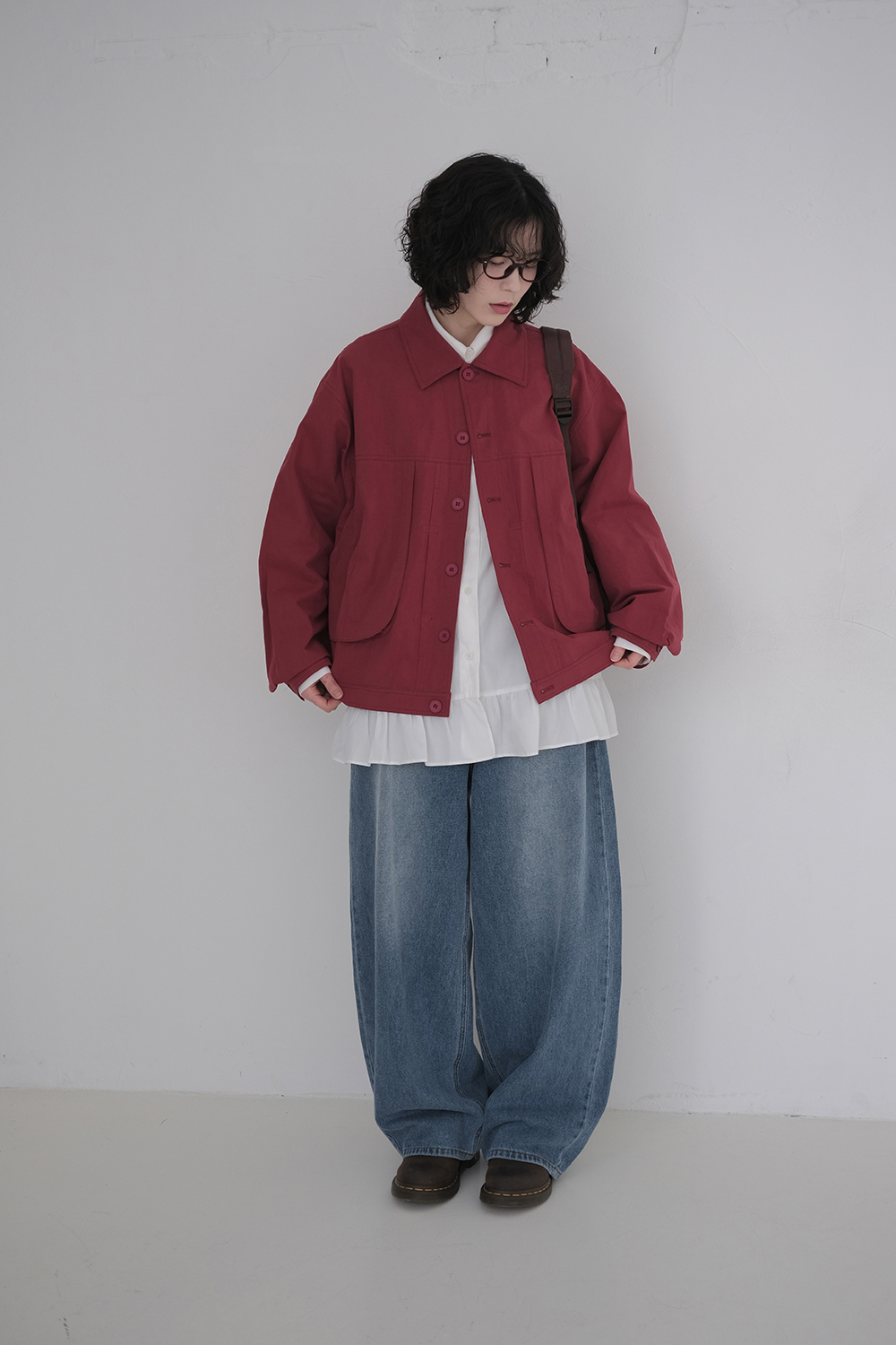 블라우스 모델 착용 이미지-S1L38