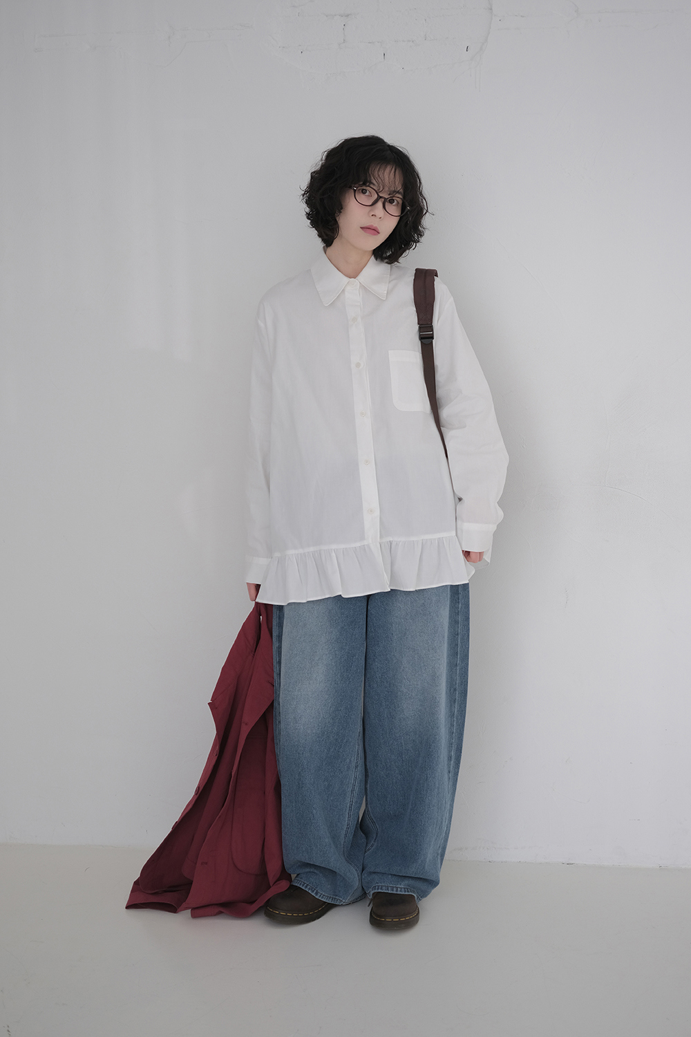 블라우스 모델 착용 이미지-S1L41