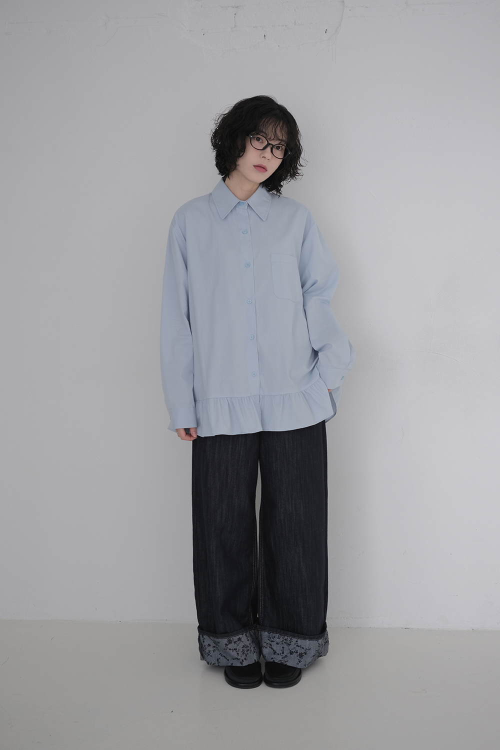 블라우스 모델 착용 이미지-S1L20