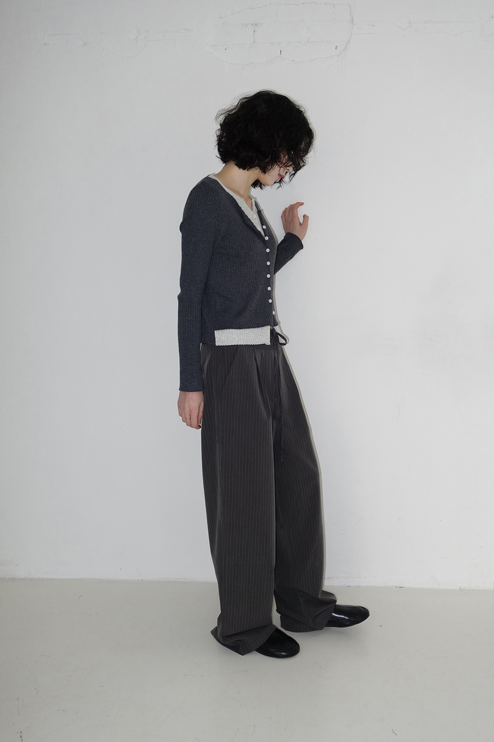 카디건 모델 착용 이미지-S1L67